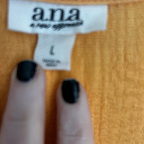 a.n.a Women's Mustard Midi Dress - Picture 2 of 2